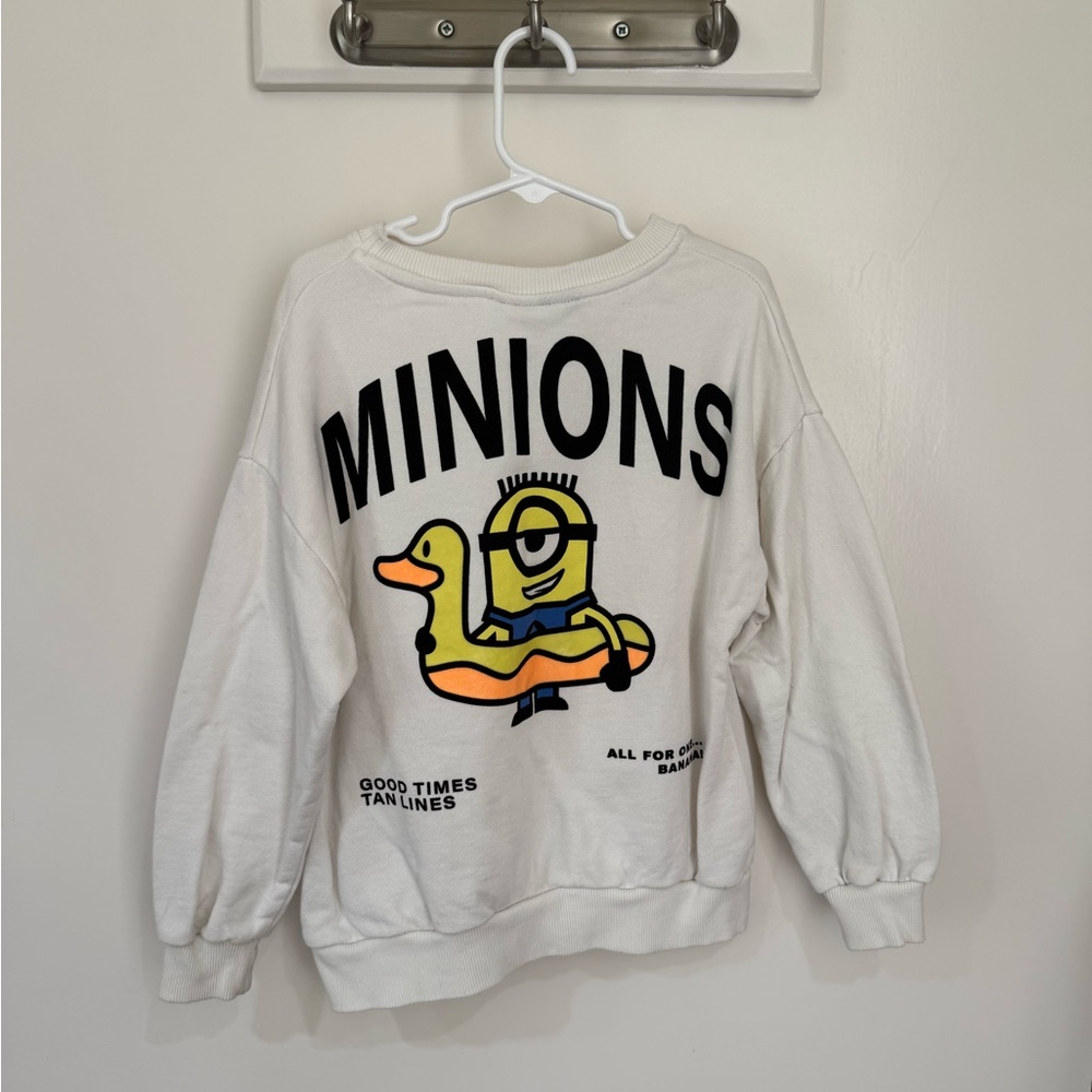 Zara Minions Sweatshirt Size 6 Years - Picture 2 of 5